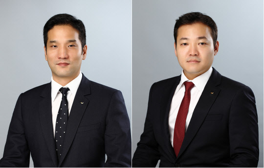 사진은 이태성(왼쪽부터) 세아홀딩스 사장, 이주성 세아제강지주 사장. <세아그룹 제공>